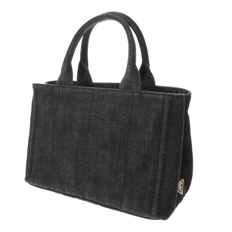 PRADA プラダ カナパ ミニ ブラック 1BG439 レディース デニム
