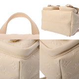 LOUIS VUITTON ルイヴィトン モノグラムアンプラント バックアップ クレーム M47106 レディース レザー リュック・デイパック 新同 中古 銀蔵