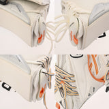 BALENCIAGA バレンシアガ スニーカーヘッド トップハンドル 2WAYショルダー S ホワイト 661723 レディース ナイロン レザー ハンドバッグ ABランク 中古 銀蔵