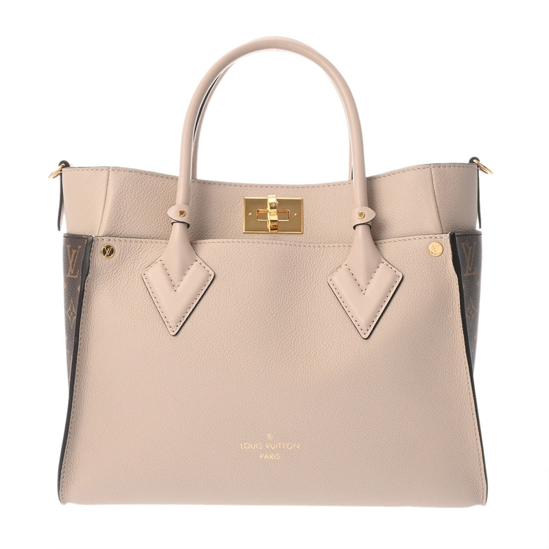 LOUIS VUITTON ルイヴィトン モノグラム オンマイサイド MM グレージュ 