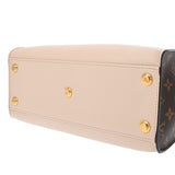 LOUIS VUITTON ルイヴィトン モノグラム オンマイサイド MM グレージュ M58485 レディース カーフ モノグラムキャンバス 2WAYバッグ Aランク 中古 銀蔵