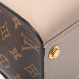 LOUIS VUITTON ルイヴィトン モノグラム オンマイサイド MM グレージュ M58485 レディース カーフ モノグラムキャンバス 2WAYバッグ Aランク 中古 銀蔵
