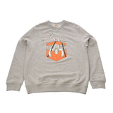 HERMES エルメス スウェットポワットシュルプリーズ サプライズボックス サイズL グレー メンズ コットン100％ スウェット 未使用 銀蔵