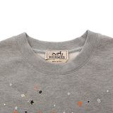HERMES エルメス スウェットポワットシュルプリーズ サプライズボックス サイズL グレー メンズ コットン100％ スウェット 未使用 銀蔵