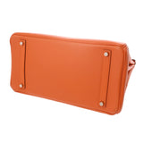 HERMES エルメス バーキン 35 オレンジ □C刻印1999年頃) ユニセックス ヴォーガリバー ハンドバッグ ABランク 中古 銀蔵
