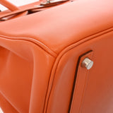 HERMES エルメス バーキン 35 オレンジ □C刻印1999年頃) ユニセックス ヴォーガリバー ハンドバッグ ABランク 中古 銀蔵