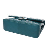 CHANEL シャネル マトラッセ チェーンショルダー 30cm Wフラップ ブルー A58600 レディース ラムスキン ショルダーバッグ Aランク 中古 銀蔵