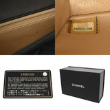 CHANEL シャネル トップハンドル フラップバッグ ブラック レディース カーフ ショルダーバッグ Bランク 中古 銀蔵