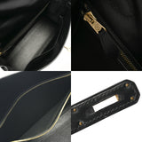 HERMES エルメス ケリー 32 外縫い ブラック □B刻印(1998年頃) レディース ボックスカーフ 2WAYバッグ Aランク 中古 銀蔵