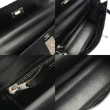 HERMES エルメス ケリー 32 外縫い ブラック □B刻印(1998年頃) レディース ボックスカーフ 2WAYバッグ ABランク 中古 銀蔵