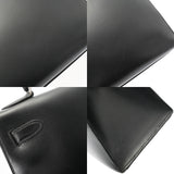 HERMES エルメス ケリー 32 外縫い ブラック □B刻印(1998年頃) レディース ボックスカーフ 2WAYバッグ ABランク 中古 銀蔵