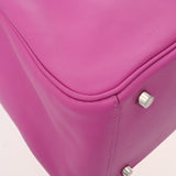 HERMES エルメス リンディ 30 トレサージュ マグノリア/ブルーサフィール/クレ U刻印(2022年頃) レディース トリヨンクレマンス スイフト 2WAYバッグ ABランク 中古 銀蔵