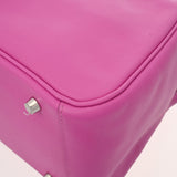 HERMES エルメス リンディ 30 トレサージュ マグノリア/ブルーサフィール/クレ U刻印(2022年頃) レディース トリヨンクレマンス スイフト 2WAYバッグ ABランク 中古 銀蔵