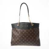 LOUIS VUITTON ルイヴィトン モノグラム パラス ショッパー ノワール M51198 レディース モノグラムキャンバス トートバッグ ABランク 中古 銀蔵