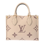 LOUIS VUITTON ルイヴィトン モノグラムアンプラント オンザゴー PM 2WAY クレーム/ボワドローズ M45659 レディース レザー ハンドバッグ ABランク 中古 銀蔵