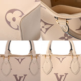 LOUIS VUITTON ルイヴィトン モノグラムアンプラント オンザゴー PM 2WAY クレーム/ボワドローズ M45659 レディース レザー ハンドバッグ ABランク 中古 銀蔵