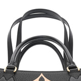 LOUIS VUITTON ルイヴィトン モノグラムアンプラント オンザゴー MM 2WAYトート ブラック/ベージュ M45495 レディース レザー ハンドバッグ ABランク 中古 銀蔵