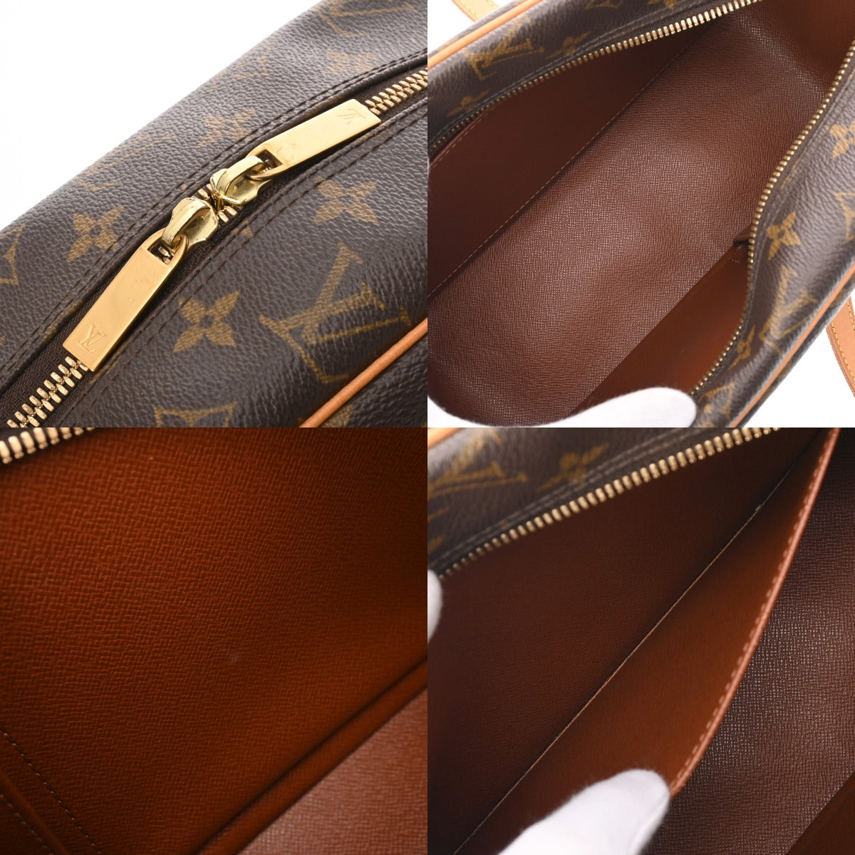LOUIS VUITTON ルイヴィトン モノグラム シテ MM ブラウン M51182