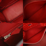 HERMES エルメス バーキン 35 ブレイズ □M刻印(2009年頃) ユニセックス ポロサス ハンドバッグ ABランク 中古 銀蔵