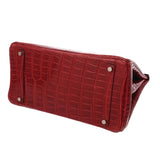 HERMES エルメス バーキン 35 ブレイズ □M刻印(2009年頃) ユニセックス ポロサス ハンドバッグ ABランク 中古 銀蔵