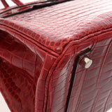 HERMES エルメス バーキン 35 ブレイズ □M刻印(2009年頃) ユニセックス ポロサス ハンドバッグ ABランク 中古 銀蔵