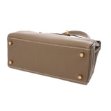 HERMES エルメス ケリー25 内縫い エトゥープ W刻印(2024年頃) レディース トゴ 2WAYバッグ 未使用 銀蔵