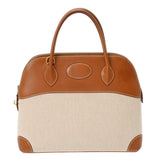 HERMES エルメス ボリード 31 2WAY ノアゼット □B刻印(1998年頃) レディース トワルアッシュ ヴォーバレニア ハンドバッグ ABランク 中古 銀蔵