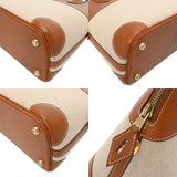 HERMES エルメス ボリード 31 2WAY ノアゼット □B刻印(1998年頃) レディース トワルアッシュ ヴォーバレニア ハンドバッグ ABランク 中古 銀蔵