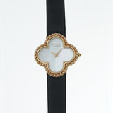 ヴァンクリーフ＆アーペル ヴィンテージ アルハンブラ VCARD22000 ホワイトシェル レディース 腕時計 クォーツ 中古 銀蔵