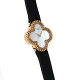 ヴァンクリーフ＆アーペル ヴィンテージ アルハンブラ VCARD22000 ホワイトシェル レディース 腕時計 クォーツ 中古 銀蔵