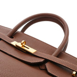 HERMES エルメス バーキン 40 ハバナ □C刻印(1999年頃) ユニセックス トゴ ハンドバッグ ABランク 中古 銀蔵