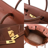 HERMES エルメス バーキン 40 ハバナ □C刻印(1999年頃) ユニセックス トゴ ハンドバッグ ABランク 中古 銀蔵