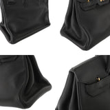 HERMES エルメス バーキン 35 ブラック □G刻印(2003年頃) ユニセックス トリヨンクレマンス ハンドバッグ ABランク 中古 銀蔵