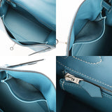 HERMES エルメス ケリー 32 内縫い 2WAY ブルージーン □I刻印(2005年頃) レディース ヴォースイフト ハンドバッグ ABランク 中古 銀蔵