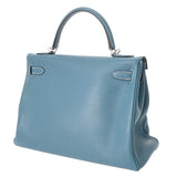 HERMES エルメス ケリー 32 内縫い 2WAY ブルージーン □I刻印(2005年頃) レディース ヴォースイフト ハンドバッグ ABランク 中古 銀蔵