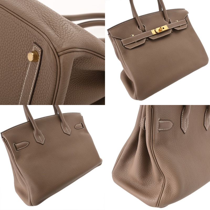 HERMES エルメス バーキン 30 エトゥープ A刻印(2017年頃) レディース