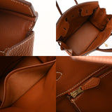 HERMES エルメス バーキン 35 ゴールド □H刻印(2004年頃) ユニセックス トリヨンクレマンス ハンドバッグ ABランク 中古 銀蔵