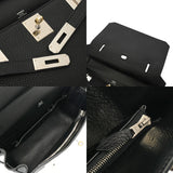 HERMES エルメス ジプシエール 28 ブラック □N刻印(2010年頃) レディース トリヨンクレマンス ショルダーバッグ ABランク 中古 銀蔵