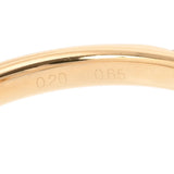 NADIA ナディア ダイヤ0.20ct/0.65ct D-VS2-SQ-FA #12 12号 レディース K18イエローゴールド YG リング・指輪 Aランク 中古 銀蔵