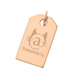 TIFFANY&Co. ティファニー キャットストリート チャーム ユニセックス K18イエローゴールド YG ペンダントトップ Aランク 中古 銀蔵