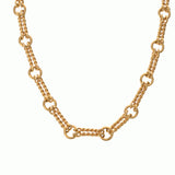 BVLGARI ブルガリ ヴィンテージ レディース K18イエローゴールド YG ネックレス Aランク 中古 銀蔵