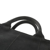 PRADA プラダ カナパ ミニ ブラック 1BG439 レディース キャンバス ハンドバッグ Bランク 中古 銀蔵