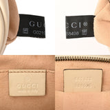 GUCCI グッチ GGマーモント スモールカメラバッグ アイボリー/レッド/ネイビー 447632 レディース レザー ショルダーバッグ Bランク 中古 銀蔵