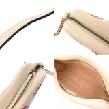 GUCCI グッチ GGマーモント スモールカメラバッグ アイボリー/レッド/ネイビー 447632 レディース レザー ショルダーバッグ Bランク 中古 銀蔵