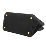 PRADA プラダ カナパ ミニトート ブラック 1BG439 レディース キャンバス ハンドバッグ ABランク 中古 銀蔵