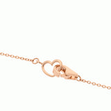 Ponte Vecchio ポンテヴェキオ エモツィオーネネックレス ダイヤ0.12ct サファイア0.27/0.11ct マルチストーン レディース K18ピンクゴールド PG ネックレス Aランク 中古 銀蔵
