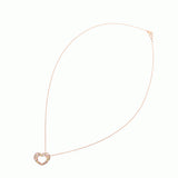 Ponte Vecchio ポンテヴェキオ エモツィオーネネックレス ダイヤ0.12ct サファイア0.27/0.11ct マルチストーン レディース K18ピンクゴールド PG ネックレス Aランク 中古 銀蔵