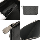 LOUIS VUITTON ルイヴィトン モノグラムエクリプス トリオメッセンジャー グレー M69443 メンズ レザー ショルダーバッグ Aランク 中古 銀蔵