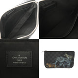 LOUIS VUITTON ルイヴィトン ダミエグラフィット トリオメッセンジャー グレー N58040 メンズ ダミエグラフィットキャンバス ショルダーバッグ Aランク 中古 銀蔵