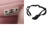 CHANEL シャネル チェーン ミニバッグ ノベルティ パープル/ホワイト ユニセックス ツイード ショルダーバッグ Aランク 中古 銀蔵